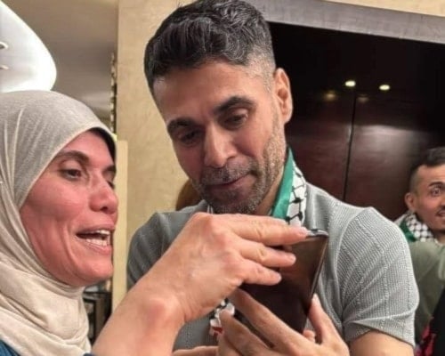 Freed Palestinian detainee al-Arida expresses gratitude to Al Mayadeen.