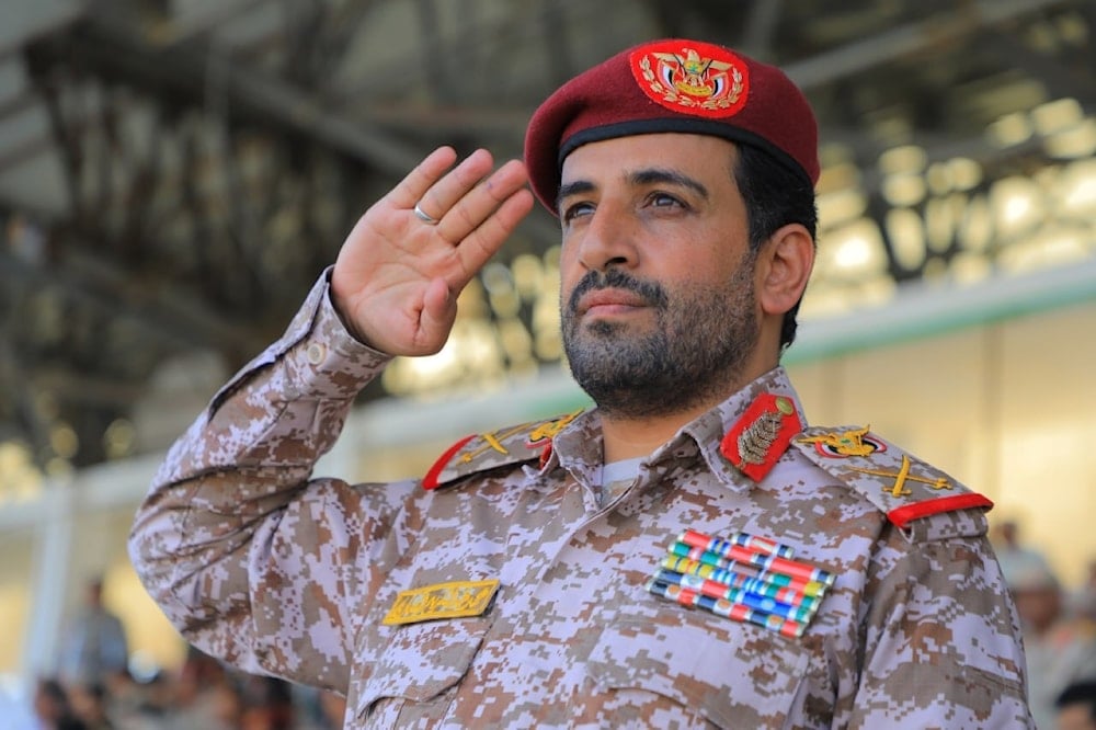 Yemeni Armed Forces Chief of Staff Major General Mohammad Abd al-Karim al-Ghamari , during a ceremony in an undisclosed locations in Yemen, undate (Yemeni Military Media)