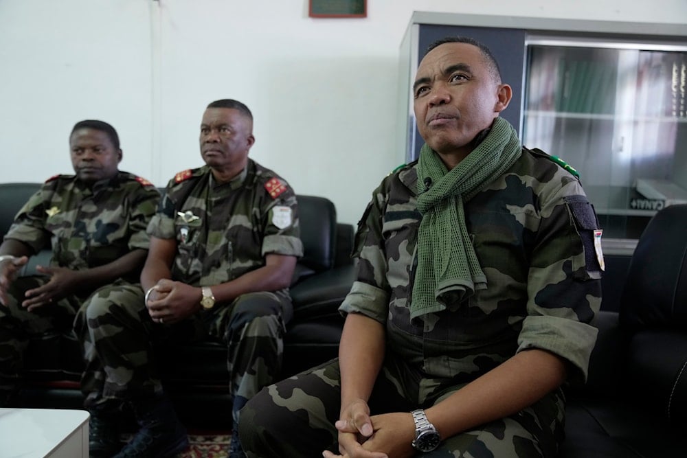 CAPSAT military unit commander Col. Michael Randrianirina during an interview with The Associated Press in Antananarivo, Madagascar, Wednesday, Oct. 15, 2025 (AP)