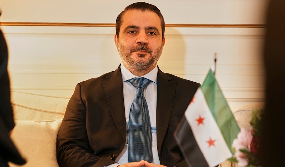 Syrian Foreign Minister Asaad al-Shaibani meets with his Greek counterpart George Gerapetritis in Athens, Greece, Wednesday, Aug. 20, 2025. (AP Photo/Thanassis Stavrakis)