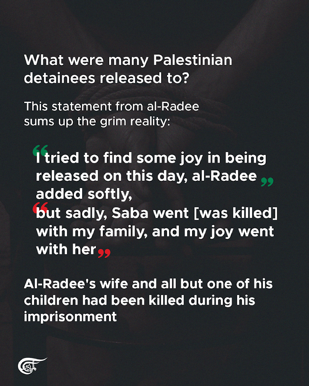 Freed Palestinian detainees recount how 'Israel' tortured them until the very end: The Guardian
