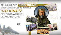 Trump drops 'King Trump' video in response to massive 'No Kings' protests across US