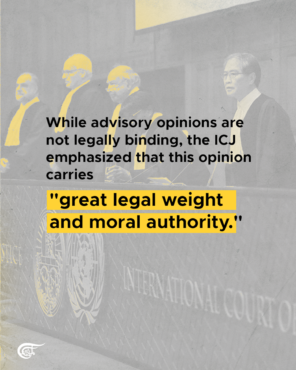 ICJ issues advisory opinion on 'Israel's' obligations in occupied Palestinian territory
