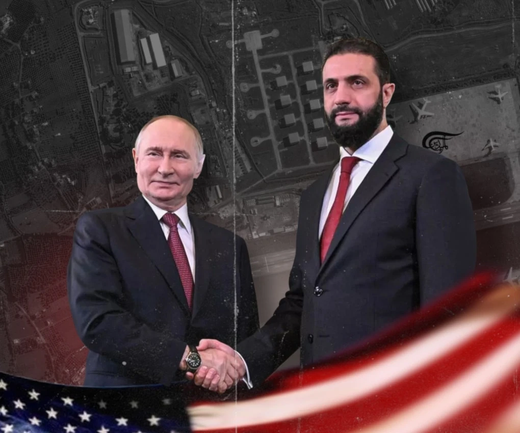 It is no secret that removing Russia from Syria in preparation for isolating it in Libya and Africa is a Western goal. (Al Mayadeen English; Illustrated by Zeinab el-Hajj)