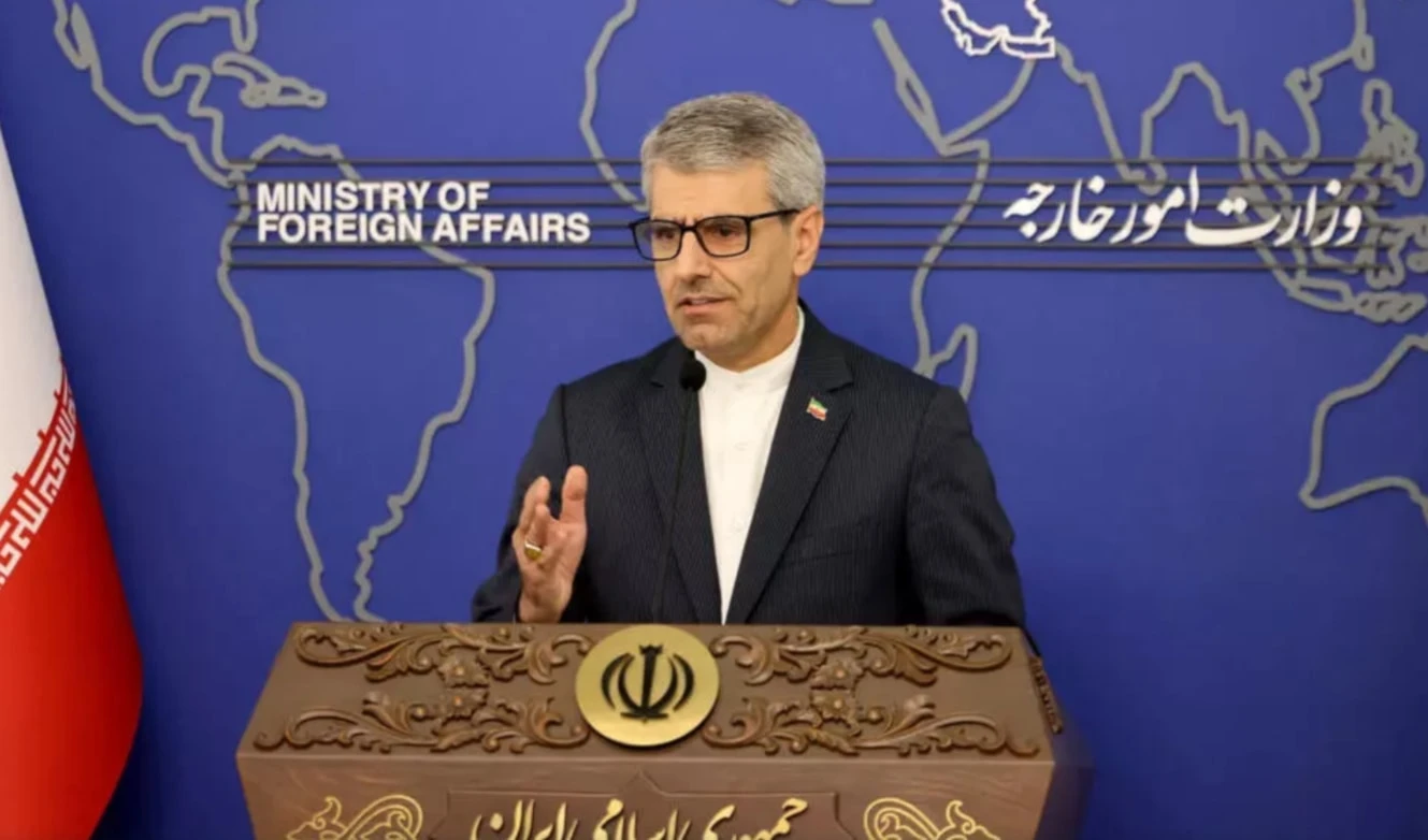 File photo of Iranian Foreign Ministry spokesman Esmaeil Baghaei taken in Tehran on October 28, 2024. (AFP) File photo of Iranian Foreign Ministry spokesman Esmaeil Baghaei taken in Tehran on October 28, 2024. (AFP)