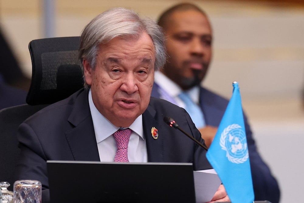 Guterres urges end to foreign interference in Sudan war.