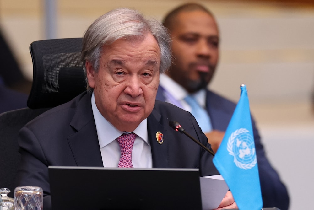 Guterres urges end to foreign interference in Sudan war.
