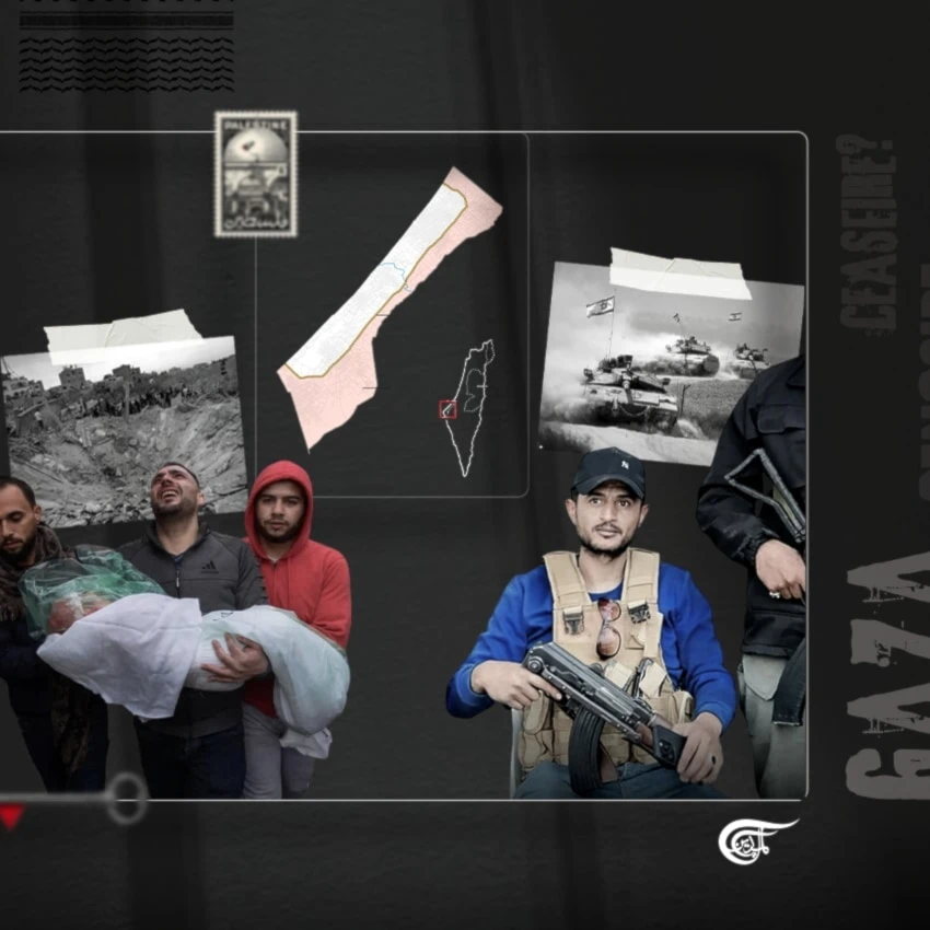 In the Zionist regime’s thinking, now is a historic opportunity to exterminate all those who resist it, eliminate Gaza entirely, and impose uncontested dominance over the region. (Al Mayadeen English; Illustrated by Batoul Chamas)