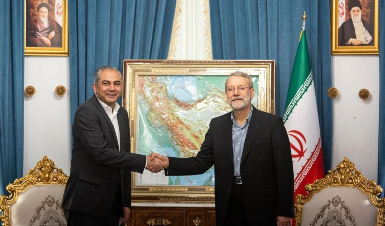 Secretary of the Supreme National Security Council Ali Larijani shakes hands with Pakistan's Interior Minister Mohsin Naqvi, during their meeting in Tehran, Iran, October 28, 2025 (WANA) Secretary of the Supreme National Security Council Ali Larijani shakes hands with Pakistan's Interior Minister Mohsin Naqvi, during their meeting in Tehran, Iran, October 28, 2025 (WANA)