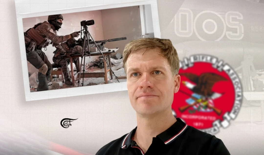 DeVore believed “ideally”, a “major national gun rights” organisation in the US, such as the National Rifle Association “or one of its rivals” would “play a coordinating role.” (Al Mayadeen English; Illustrated by Zeinab el-Hajj) DeVore believed “ideally”, a “major national gun rights” organisation in the US, such as the National Rifle Association “or one of its rivals” would “play a coordinating role.” (Al Mayadeen English; Illustrated by Zeinab el-Hajj)