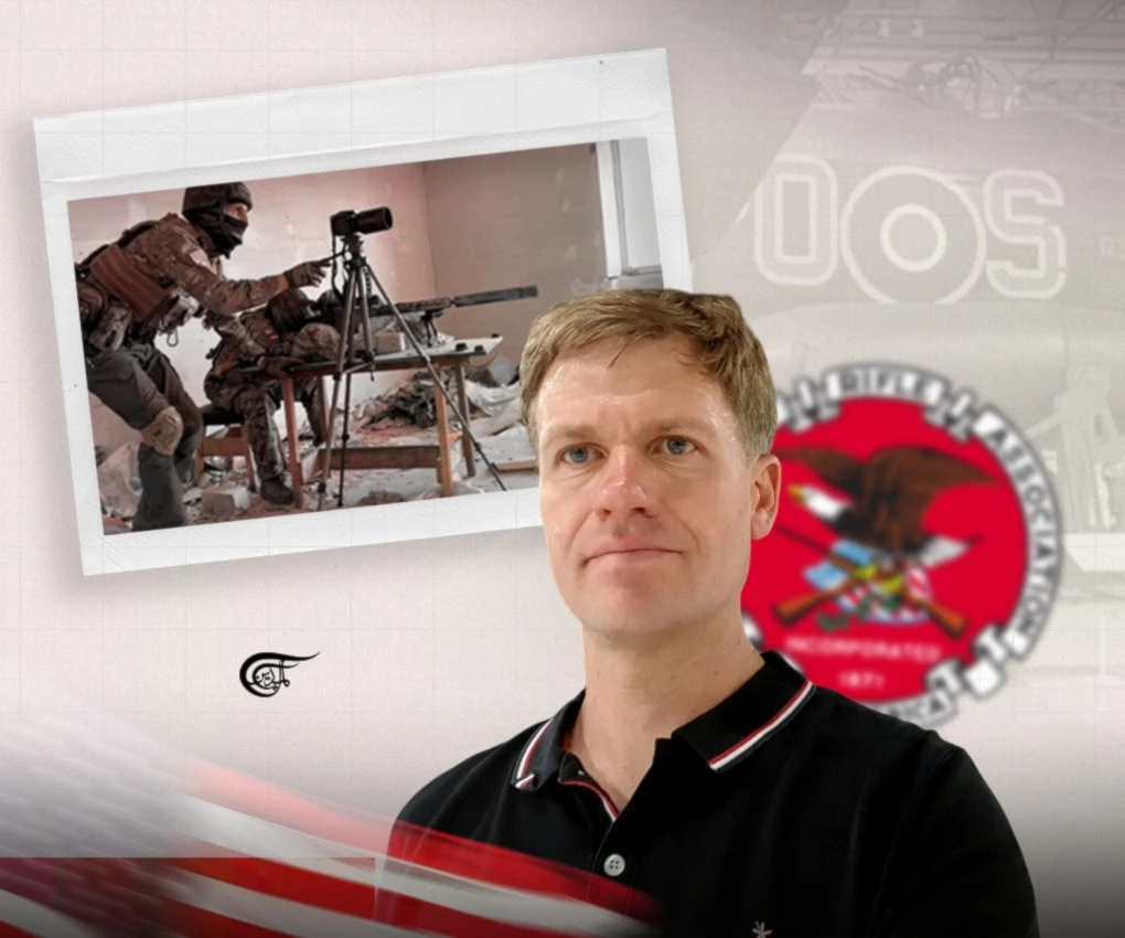 DeVore believed “ideally”, a “major national gun rights” organisation in the US, such as the National Rifle Association “or one of its rivals” would “play a coordinating role.” (Al Mayadeen English; Illustrated by Zeinab el-Hajj)