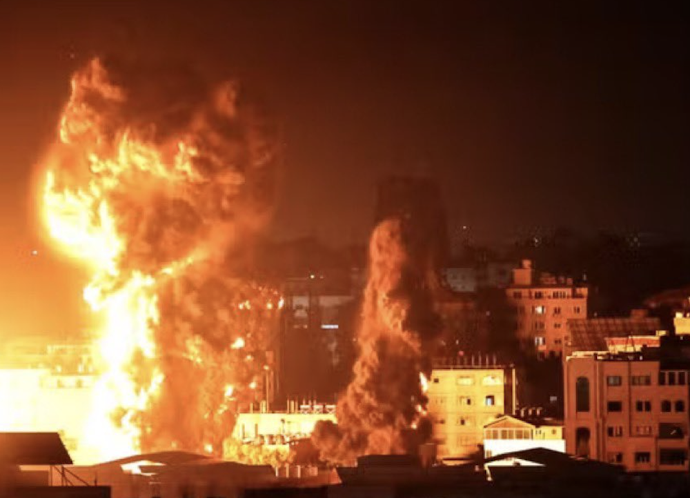Israeli strikes in Gaza on October 29, 2025. (Social media)