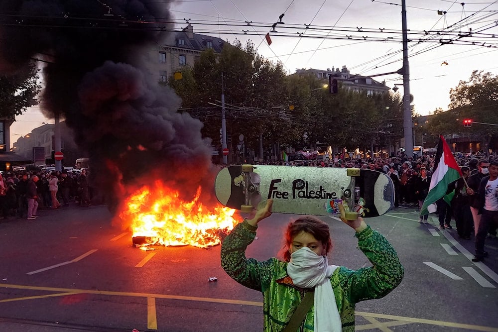 Swiss police use tear gas, water cannons against pro-GSF protesters