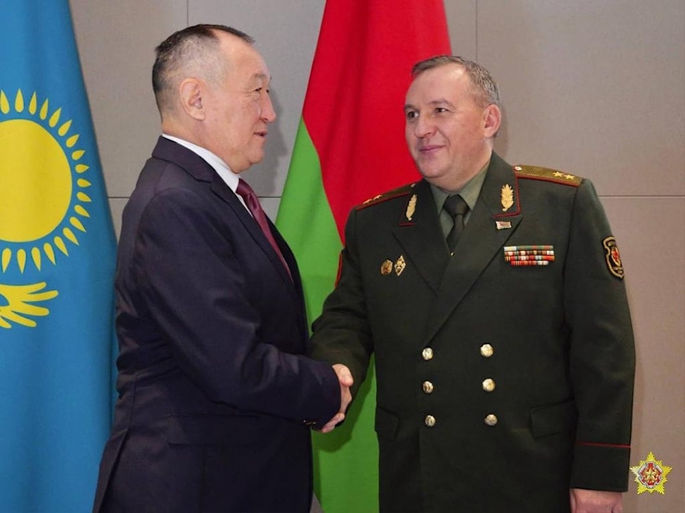 A bilateral meeting took place between Belarusian Defense Minister Lieutenant General Viktor Khrenin and Kazakh Defense Minister Lieutenant General Dauren Kossanov.