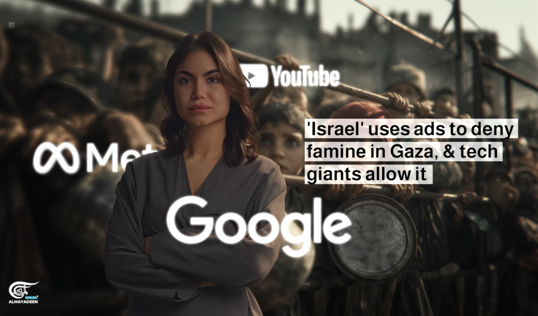'Israel' uses ads to deny famine in Gaza, and tech giants allow it