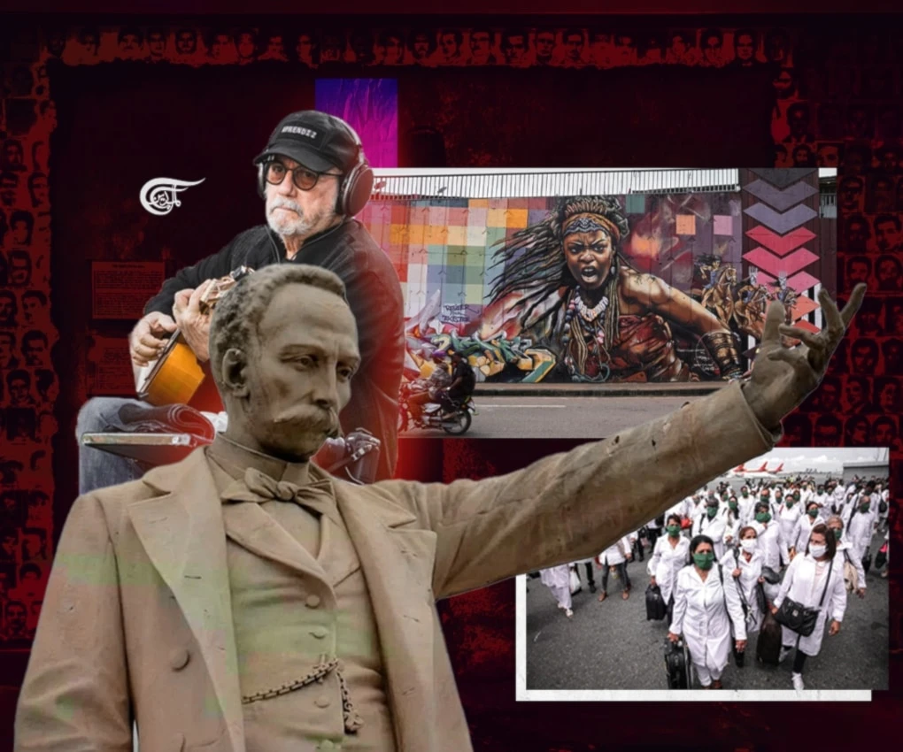 The contemporary media battle confirms that the trench of ideas is more crucial today than ever. (Al Mayadeen English; Illustrated by Zeinab el-Hajj)