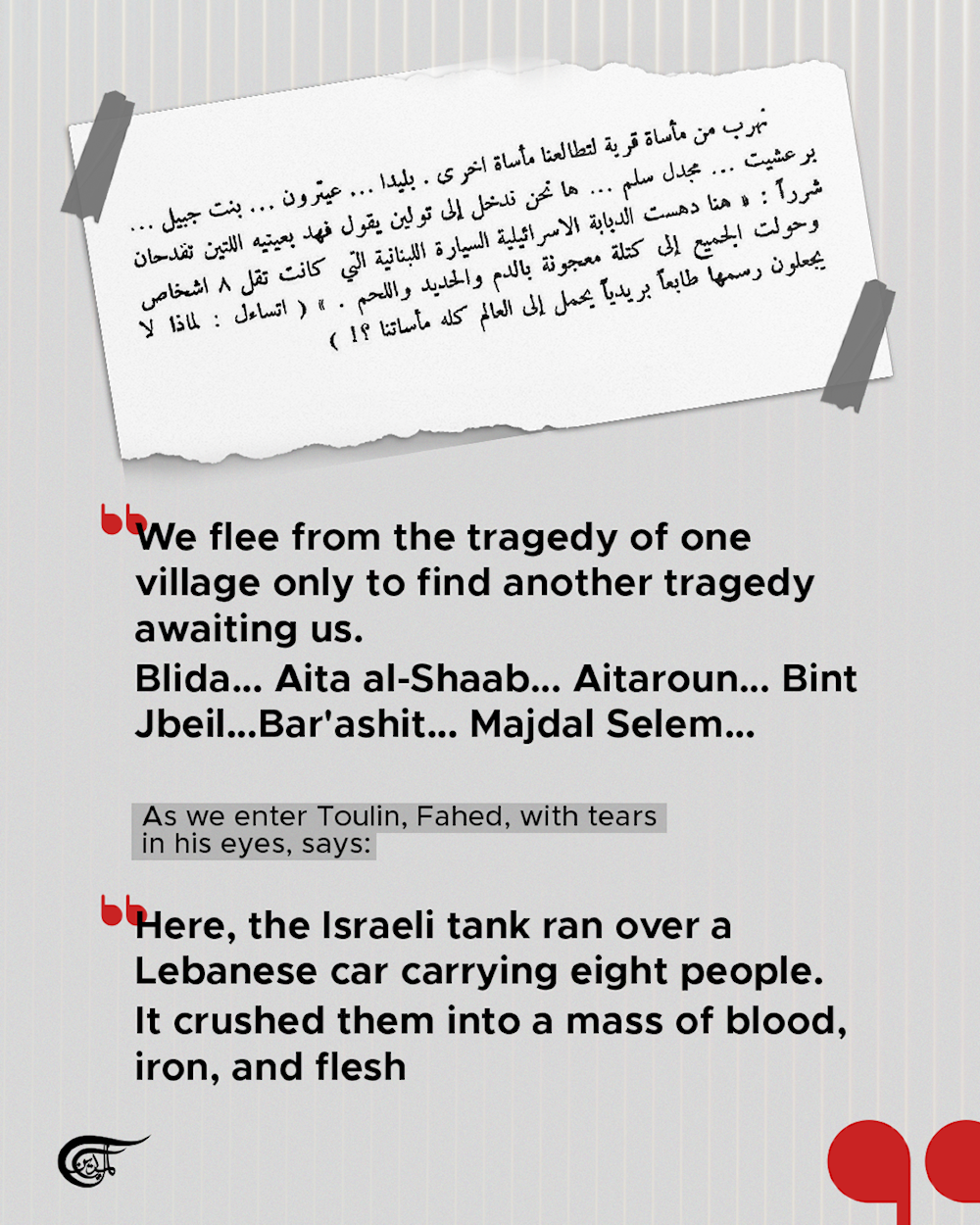 Blida 1970s vs 2025: 'Israel' aggresses, border villages bleed, Lebanese state absent