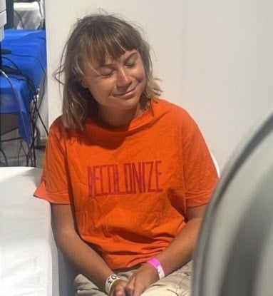 Guardian: Greta Thunberg held in 'Israel' under degrading conditions