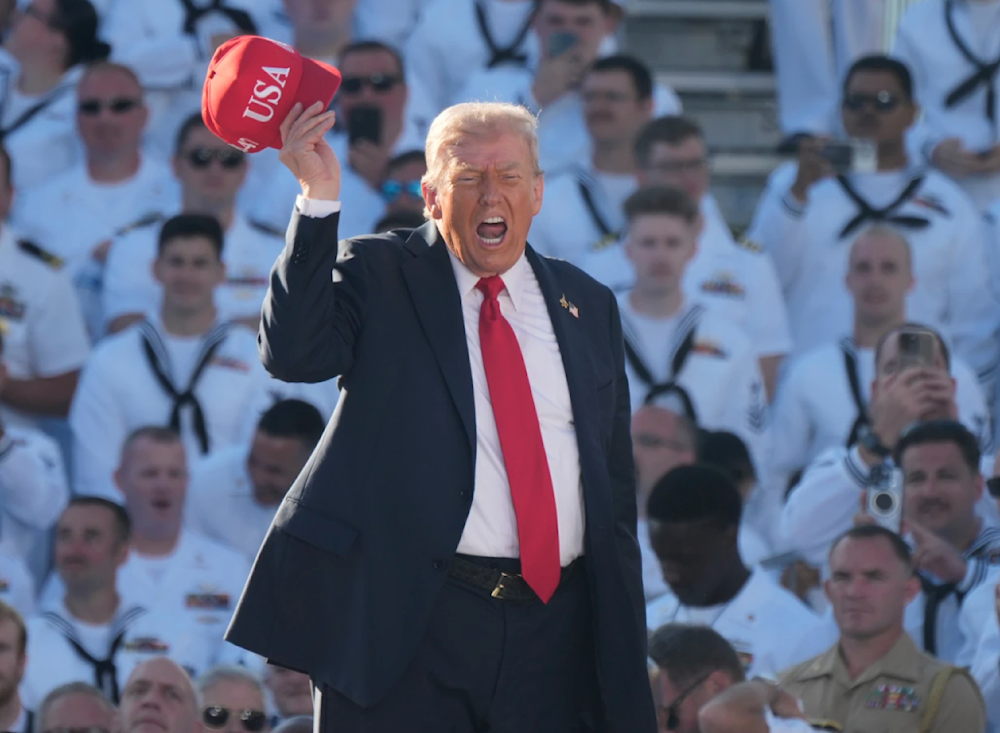 Trump marks Navy’s 250th anniversary despite US shutdown