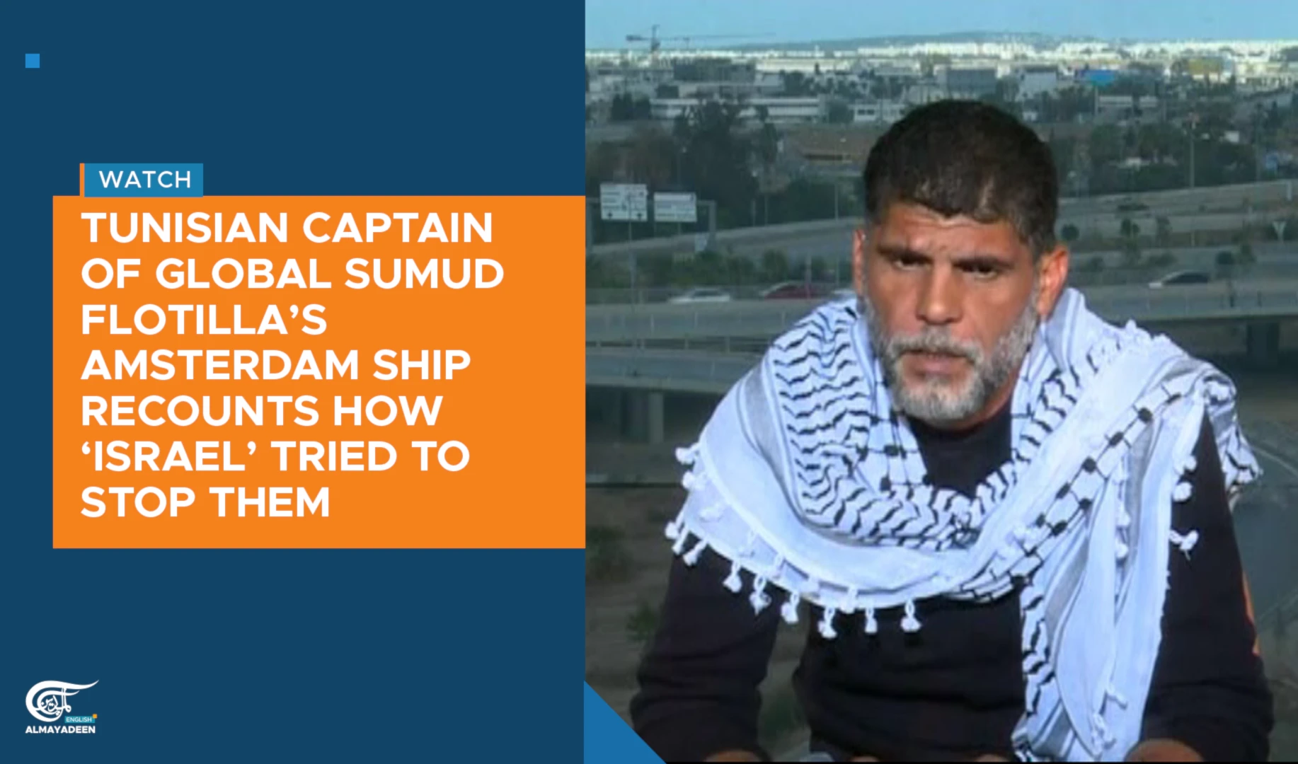 Tunisian captain of a Global Sumud Flotilla ship recounts how ‘Israel’ tried to stop them