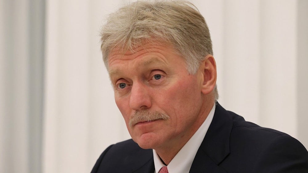 Undated photo of Kremlin spokesman Dmitry Peskov at a press conference. (kremlin.ru)