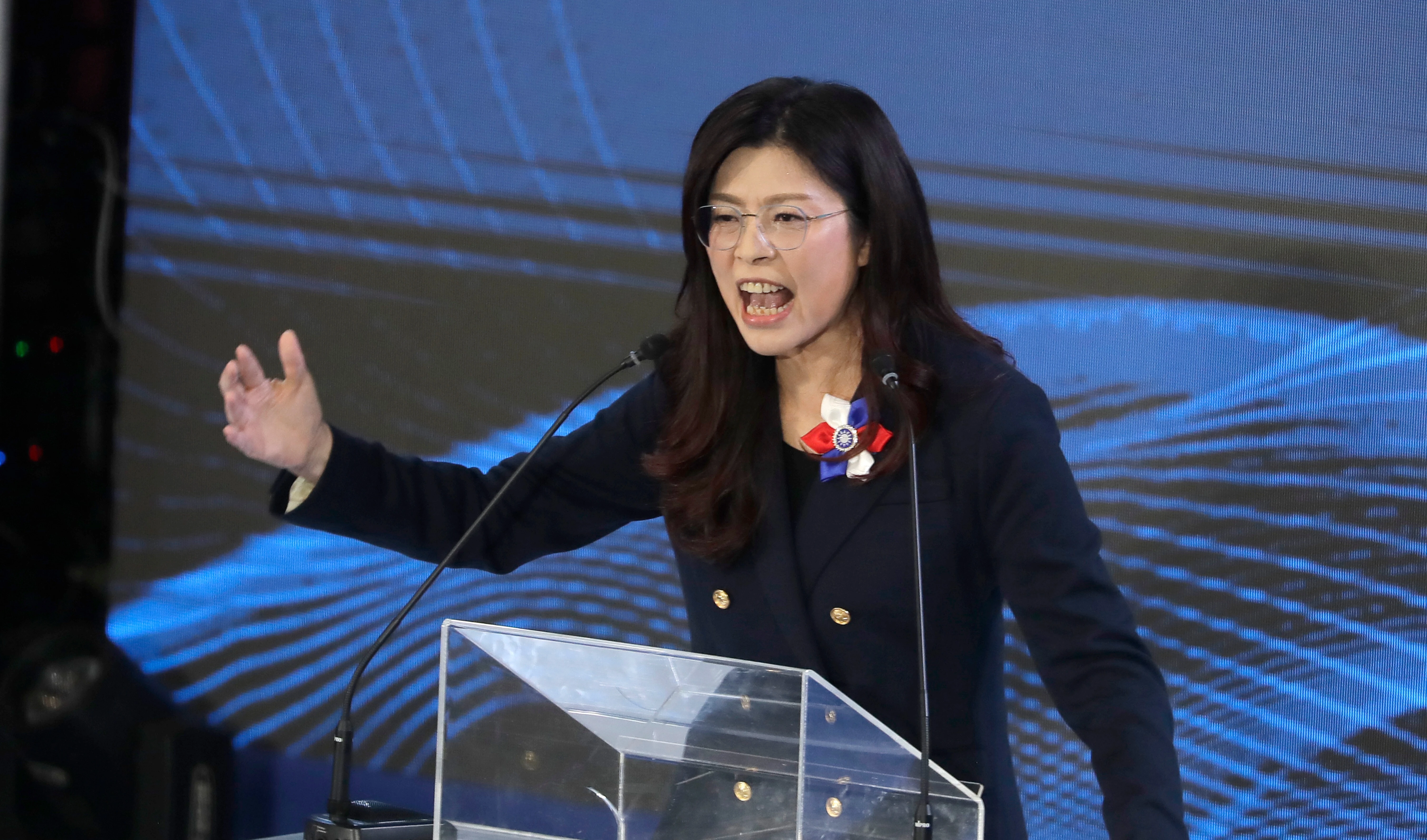 Taiwan’s new opposition leader rejects the proposed defense budget hike and arms race with China.. Taiwan’s new opposition leader rejects the proposed defense budget hike and arms race with China..