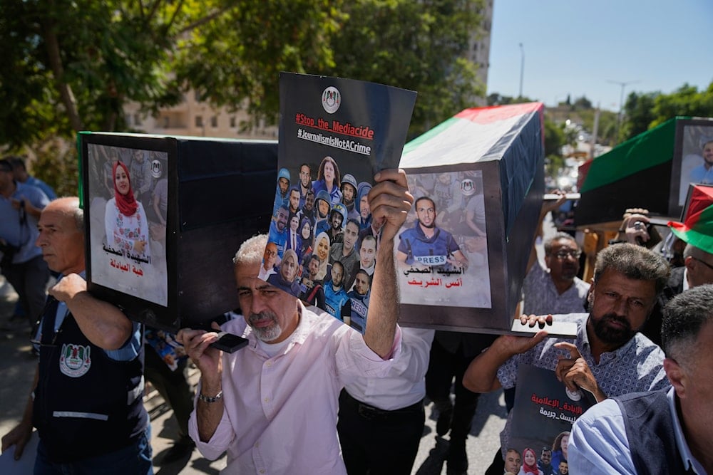 Out of 270 journalists, 'Israel' 44 killed in Gaza displacement tents
