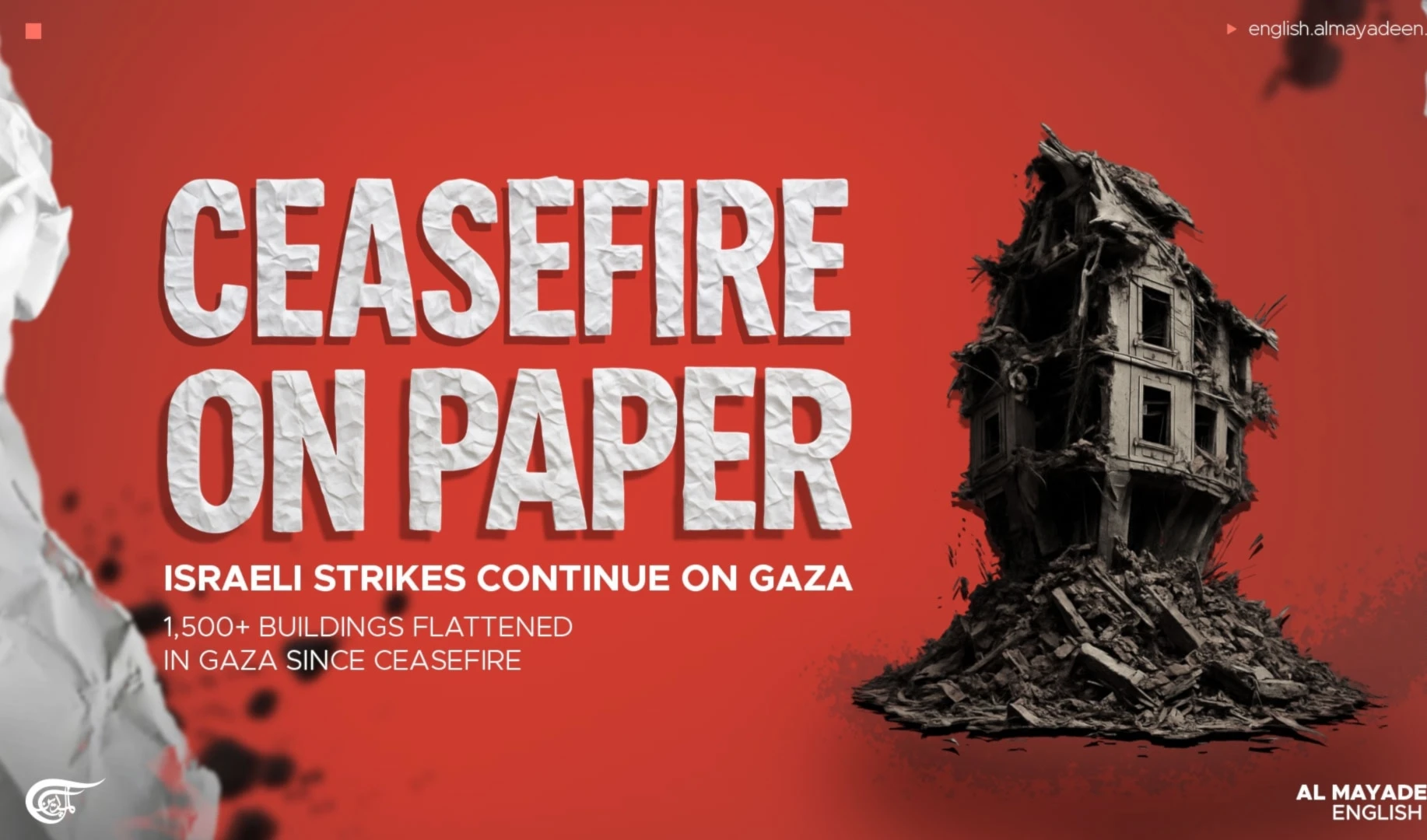 Ceasefire on paper, Israeli strikes continue on Gaza