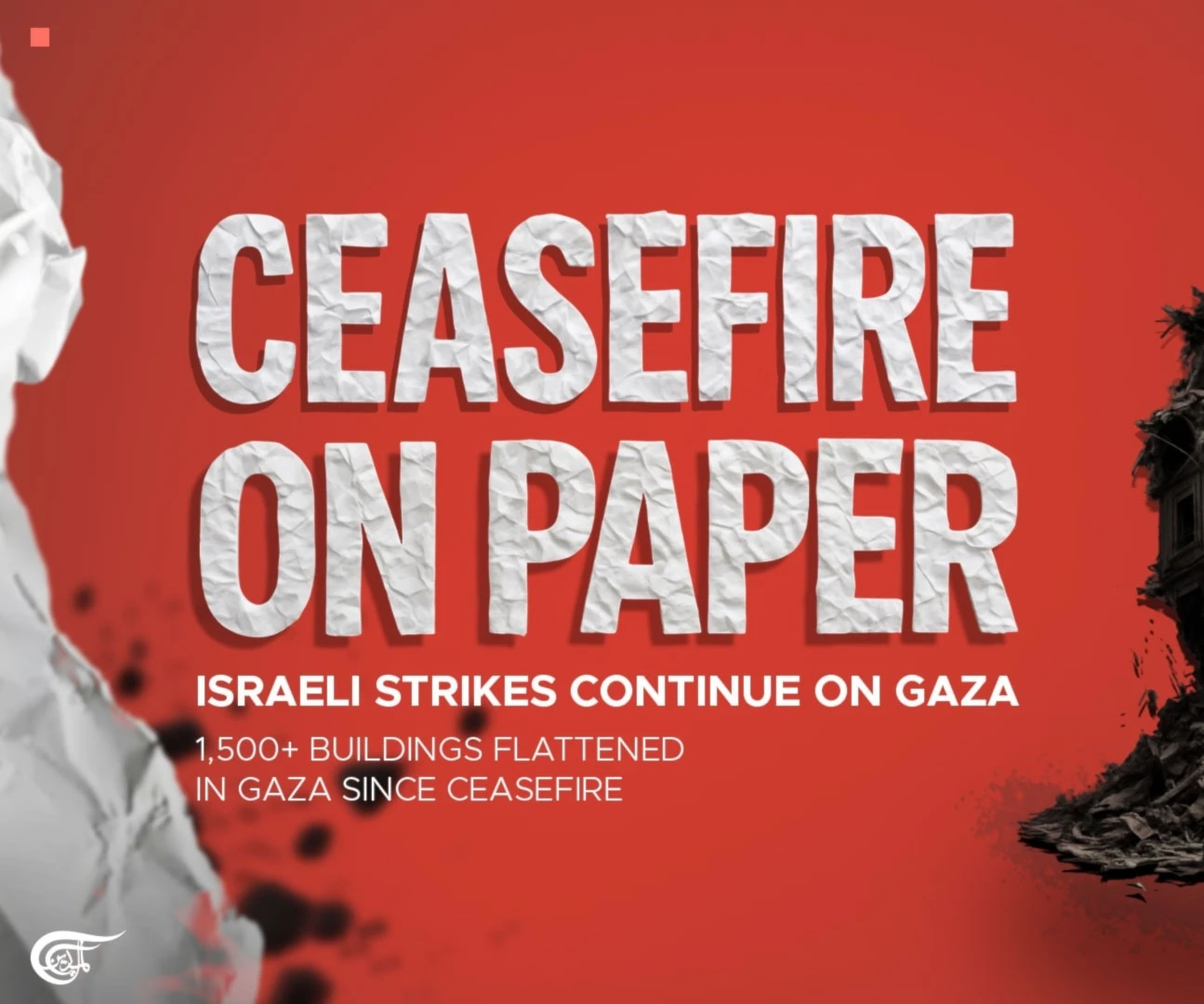 Ceasefire on paper, Israeli strikes continue on Gaza