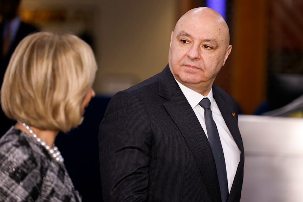 Lebanon President Joseph Aoun arrives for the 80th session of the United Nations General Assembly, Tuesday, September 23, 2025, at the UN headquarters (AP)