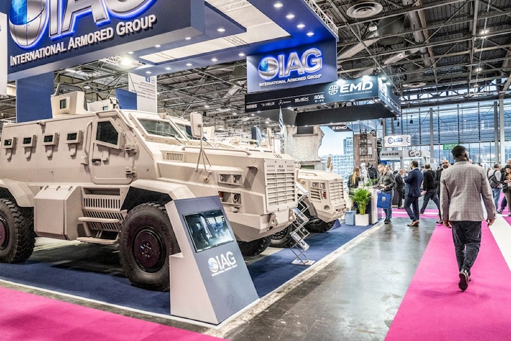 Armored vehicles on display at the Milipol Paris 2024 Expo (X/ @Milipol_Paris)