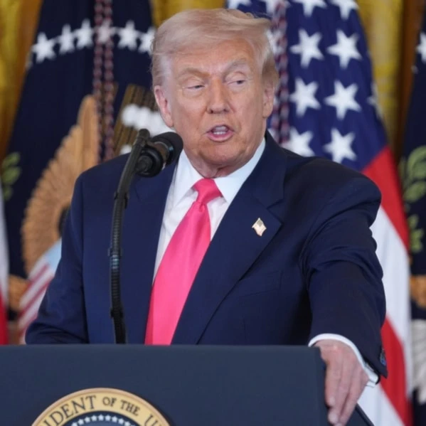 President Donald Trump speaks during an event on foster care in the East Room of the at the White House, Thursday, Nov. 13, 2025, in Washington. (AP)