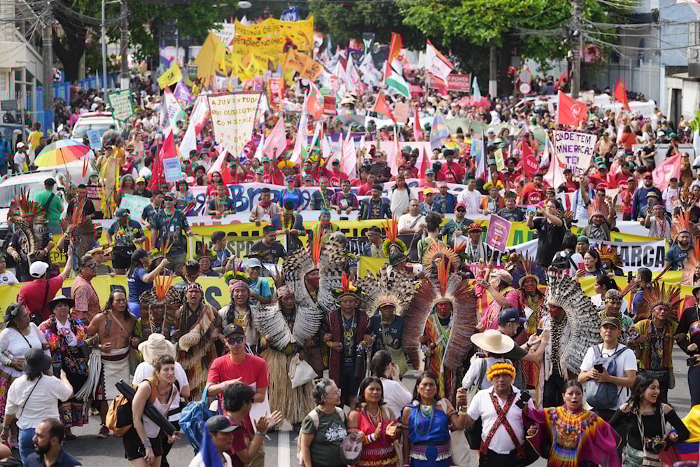 Thousands hit the streets of Belem to call for action at Cop30.