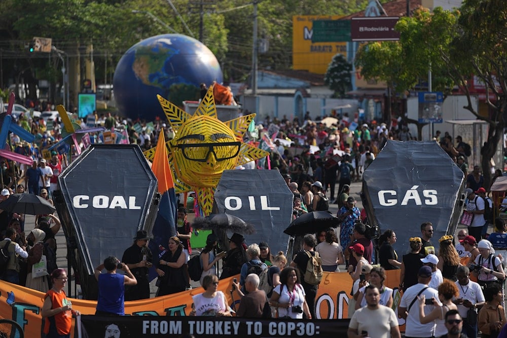 Thousands hit streets of Belem to call for action at Cop30.