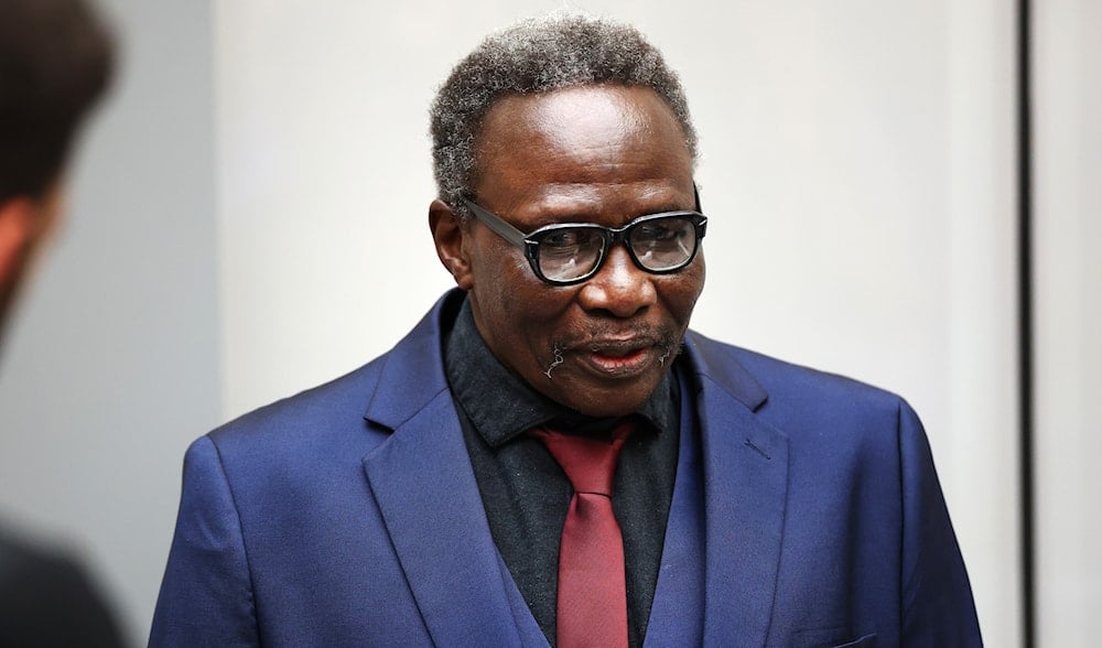 Ali Muhammad Ali Abd–Al-Rahman, also known as Ali Kushayb, attends a hearing at the International Criminal Court (ICC) in The Hague, Netherlands, Oct. 6, 2025. (AP)