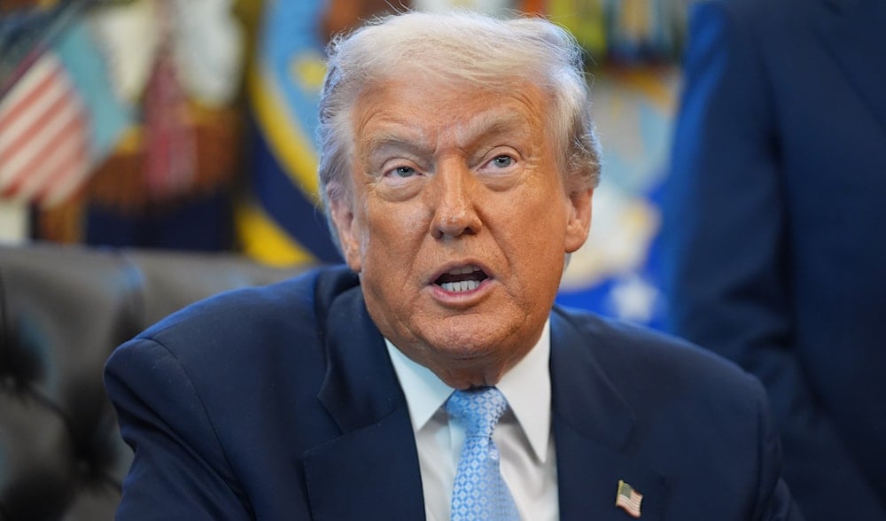 President Donald Trump speaks in the Oval Office of the White House, Nov. 17, 2025, in Washington. (AP)