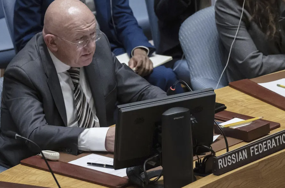 Nebenzia: US, allies fully responsible for Gaza plan outcome