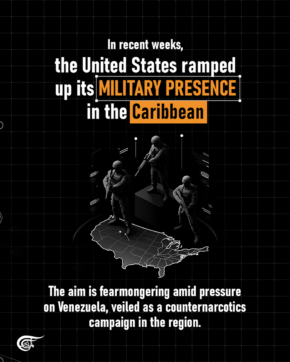  What did the US deploy to the Caribbean?  