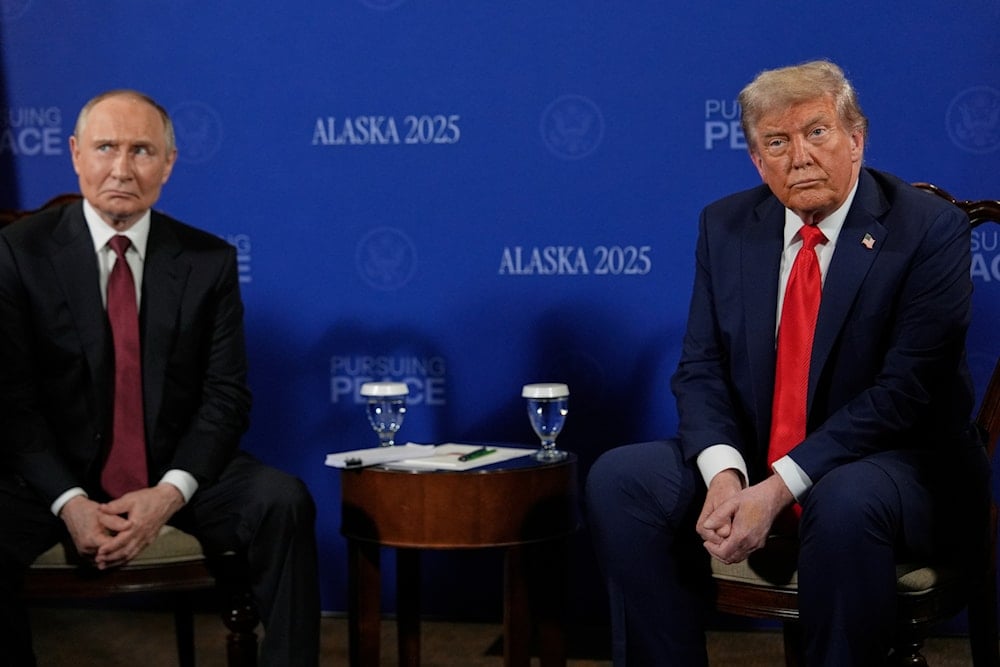 President Donald Trump meets with Russia's President Vladimir Putin Friday, Aug. 15, 2025, at Joint Base Elmendorf-Richardson, Alaska (AP)