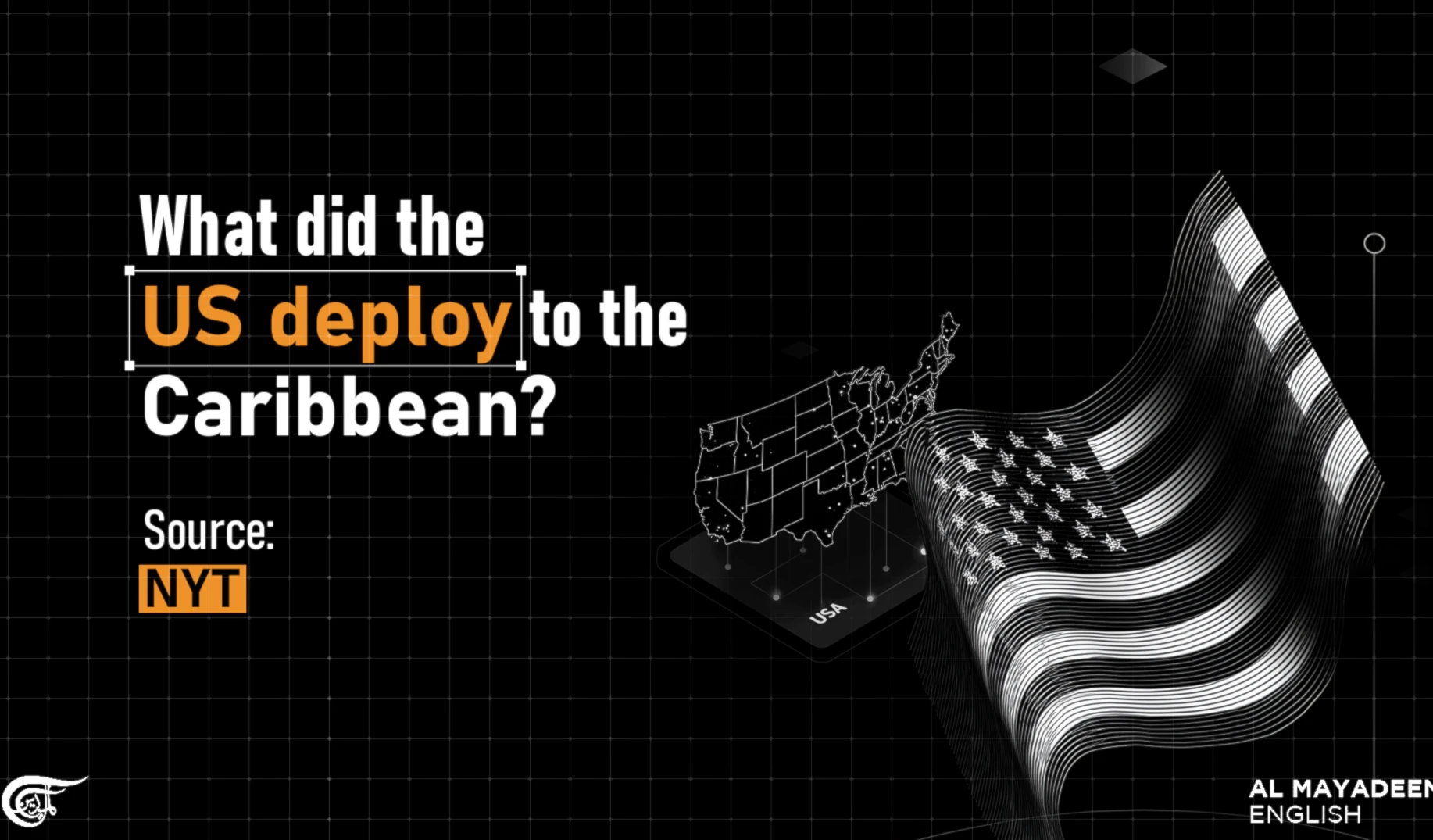 What did the US deploy to the Caribbean?