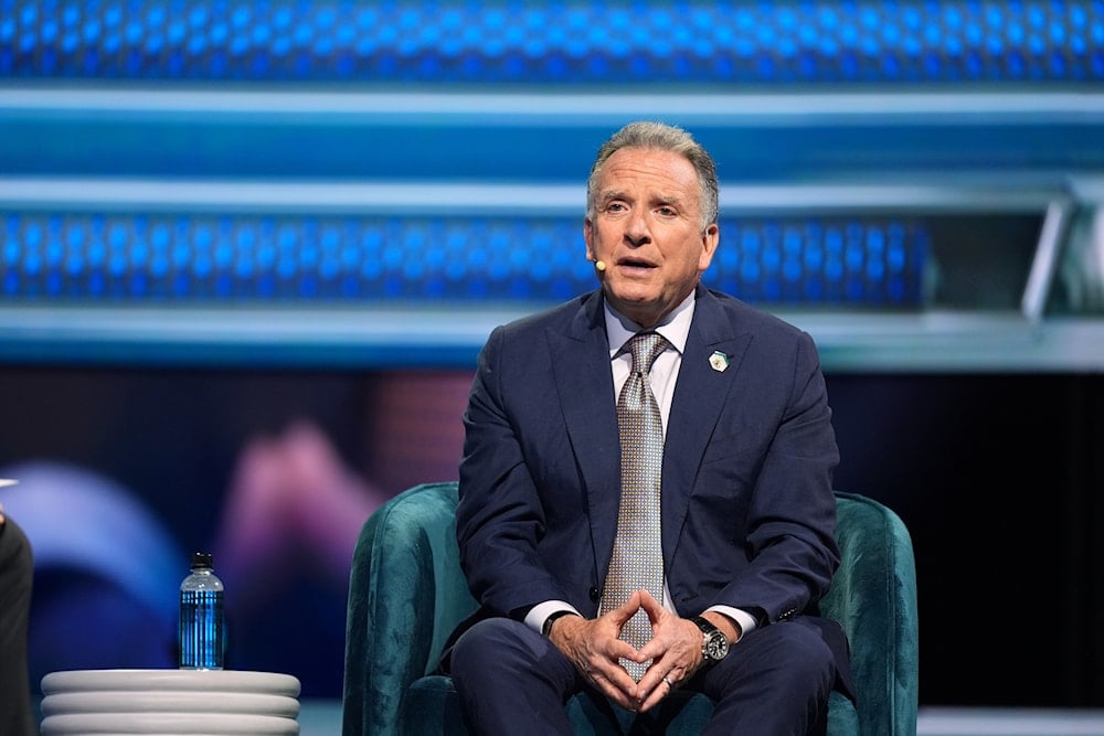 Steve Witkoff, US Special Envoy to the Middle East, speaks at the America Business Forum, Thursday, Nov. 6, 2025, in Miami (AP)