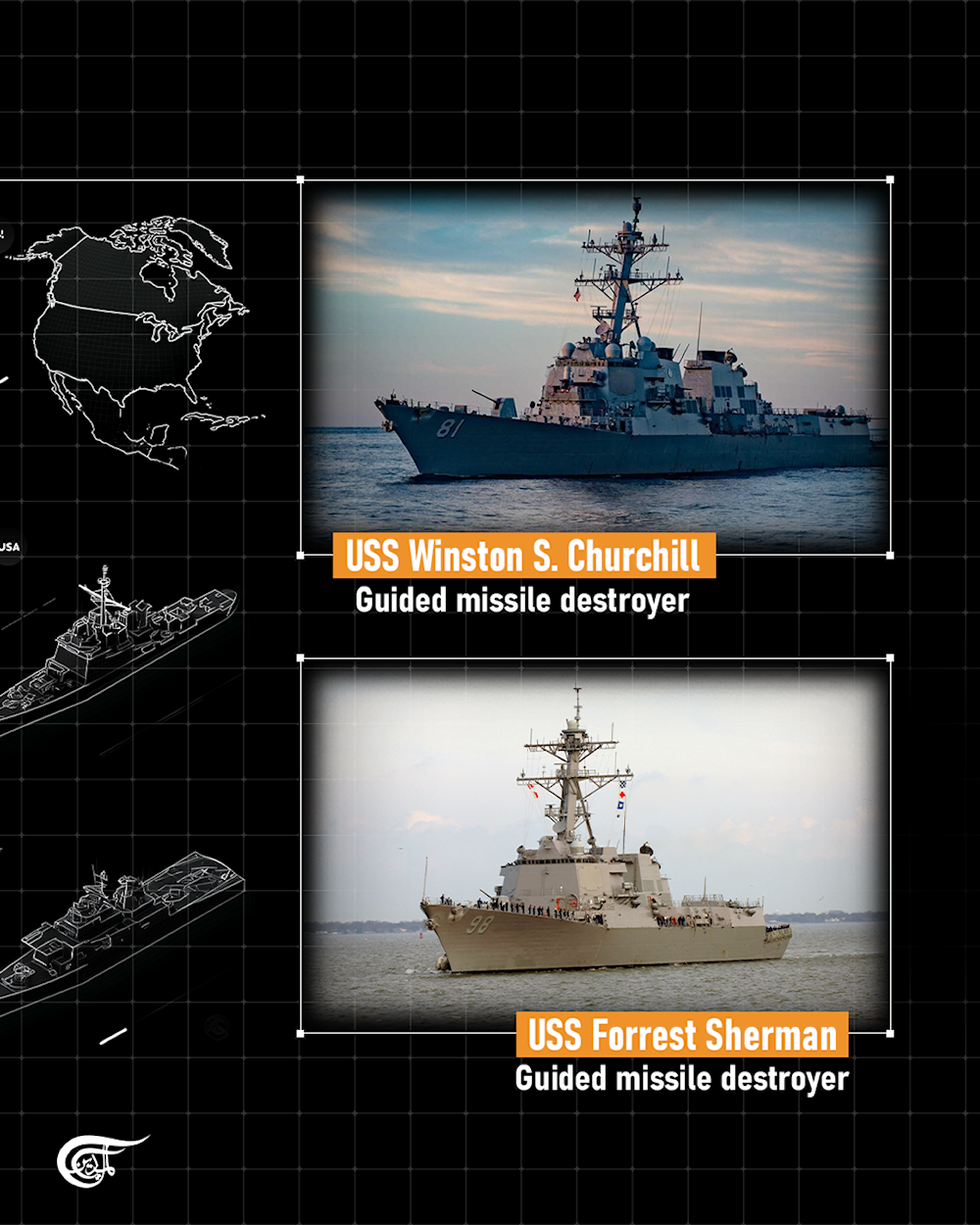  What did the US deploy to the Caribbean?  