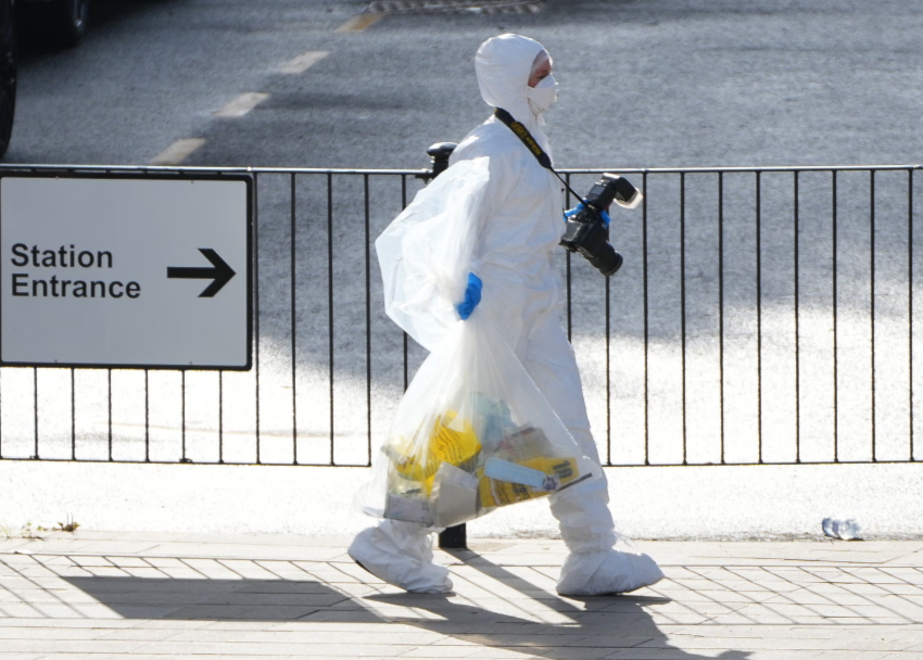 Two British nationals held after mass stabbing on UK train