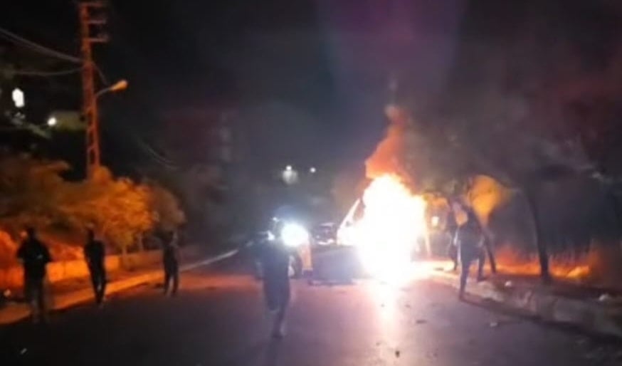 Israeli drone strikes car in southern Lebanon, four martyred