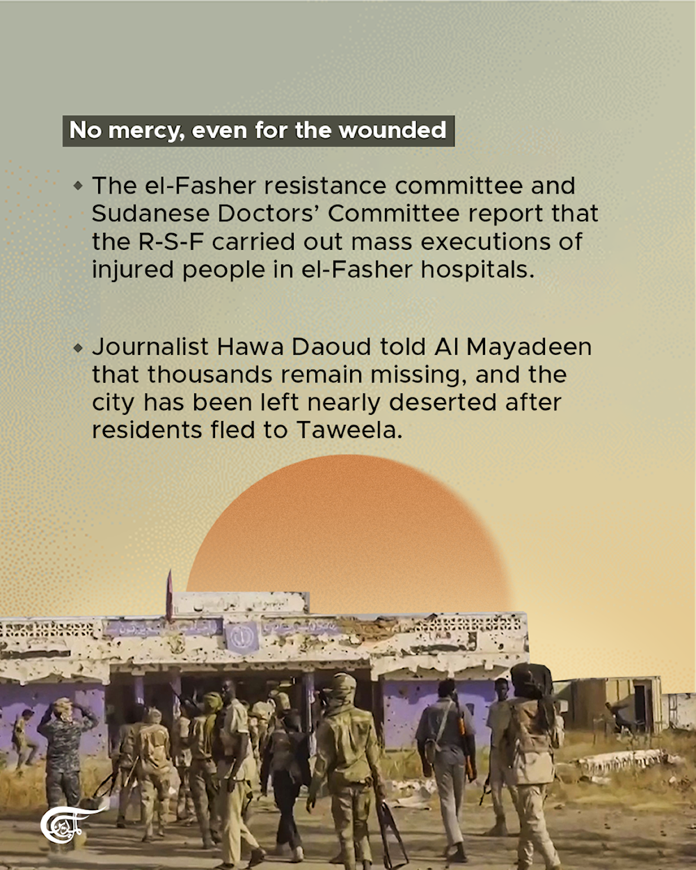 El-Fasher under siege: testimonies from survivors