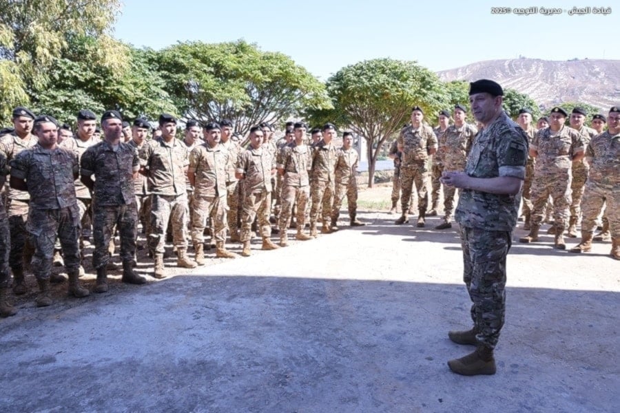 Lebanon army chief urges liberation of land amid Israeli occupation