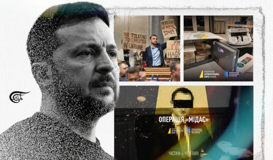 On all fronts, the state and government apparatuses of Ukraine are behaving as broken mechanisms. (Al Mayadeen English; Illustrated by Batoul Chamas)