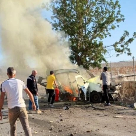 An Israeli airstrike kills two civilians in south Lebanon.