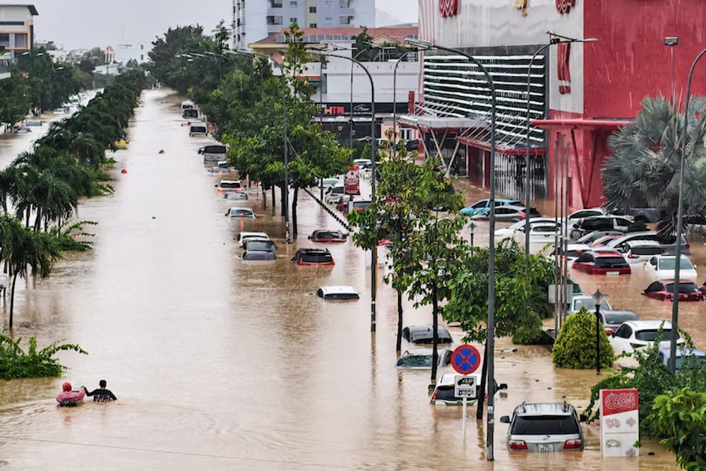 Vietnam's coastal province of Khanh Hoa was one of the areas hit hard by the rains. (AFP: Duc Thao)