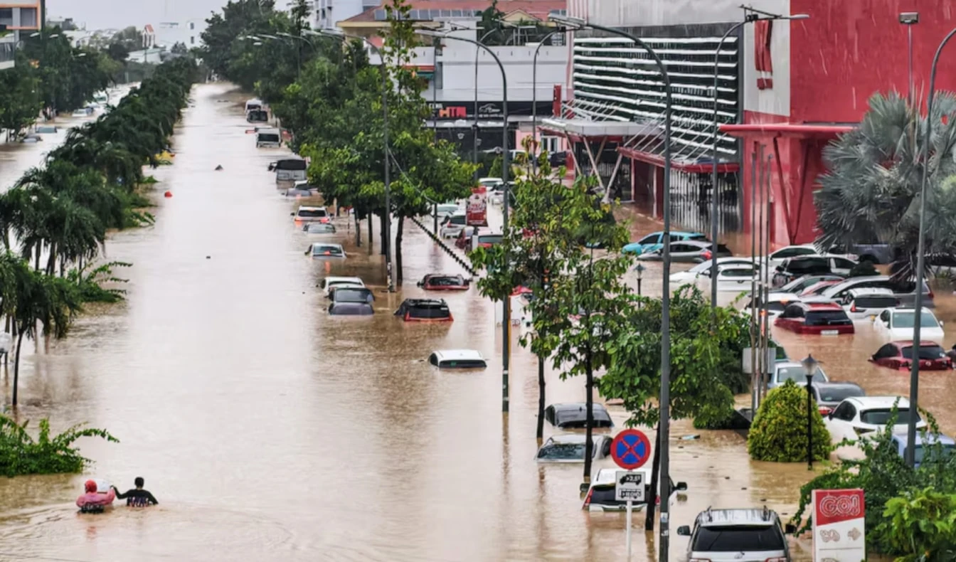 Vietnam's coastal province of Khanh Hoa was one of the areas hit hard by the rains. (AFP: Duc Thao)
